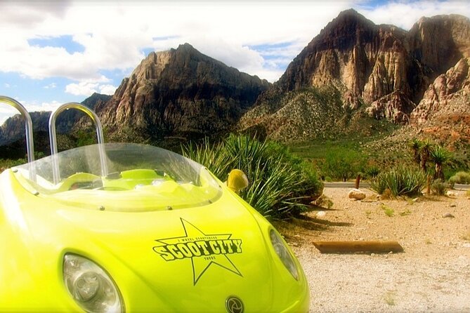Scooter Car Tour of Red Rock Canyon with Transport from Las Vegas - Weather, clothing, and cancellation details