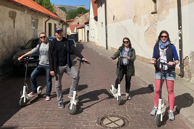 Scooter City Tour of Vilnius Highlights - The UNESCO-listed center, seen as part of a larger city