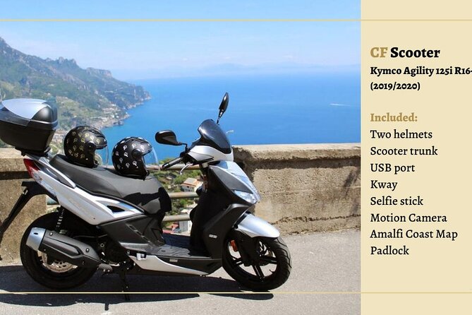 Scooter rental on the Amalfi Coast - Views between the sea and the sky