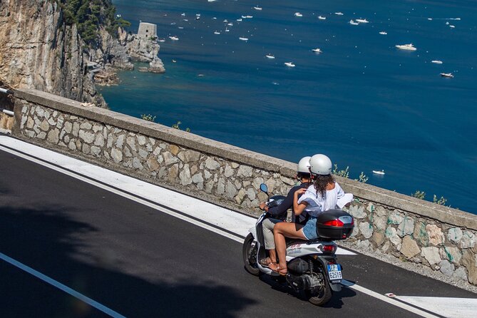 Scooter rental to visit the Amalfi Coast - Riding toward Sorrento and the peninsula