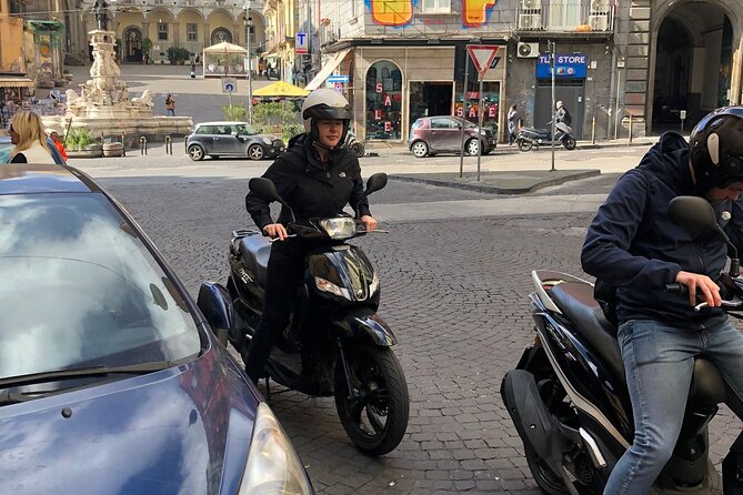 Scooter Tour In Naples - Piazza Trieste e Trento and the old café tradition