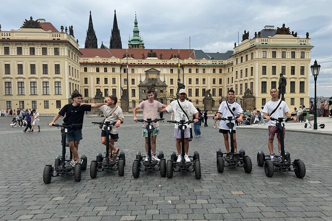 Scooter tours to Prague Castle and views. - Petřín and the option of extra time