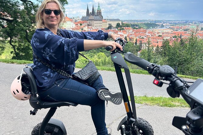 Scooter tours to Prague Castle and views. - The narrow street and Lennon Wall extras