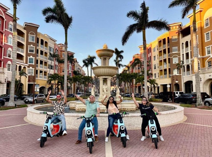 Segway Electric Moped Tour - Fun Activity Downtown Naples - Cruising past Naples Bay and Crayton Cove