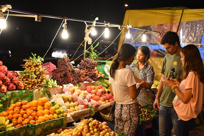 Siem Reap Food Tour by Vespa - Siem Reap by Vespa after sunset