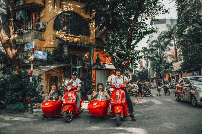Small Group Vespa Sidecar Tour in Hanoi - Quan Su Pagoda gives the route more breathing room