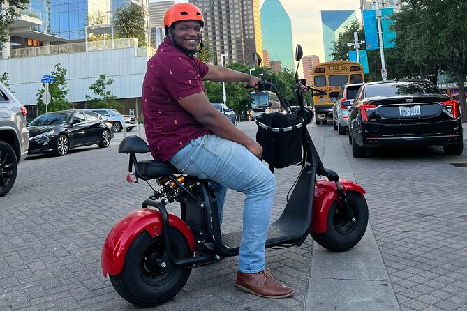 Smart Tour: Downtown Dallas Fat-Tire Scooter Tour - Trinity Groves finishes with food and bridge views