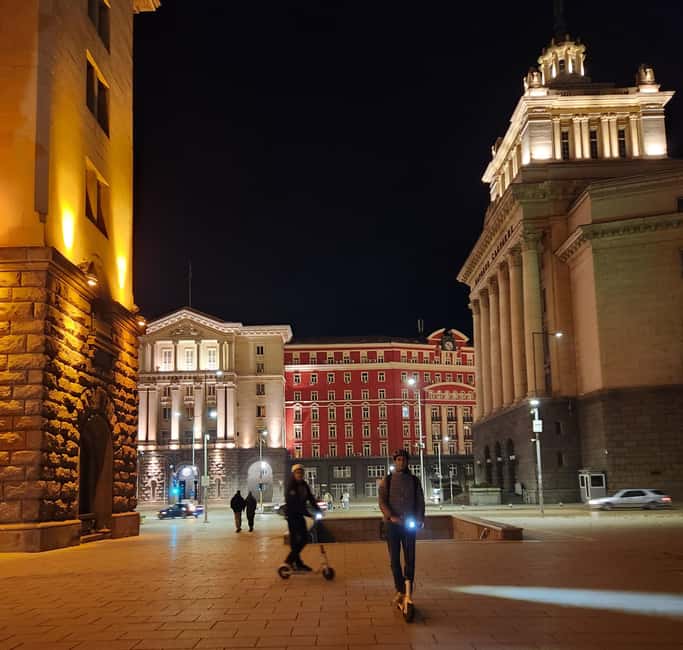 Sofia: Electric Scooter Guided Tour - The National Palace of Culture and its fountains