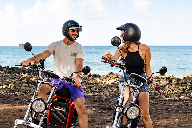 St.Lucia Beaches and Backroads Tour by Electric Big-Wheel Scooter - Pigeon Island and the pirate story