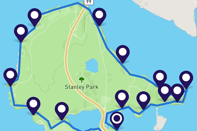 Stanley Park Seawall E-scooter Rental with Self Guided map - Brockton Point totem poles deserve a real pause