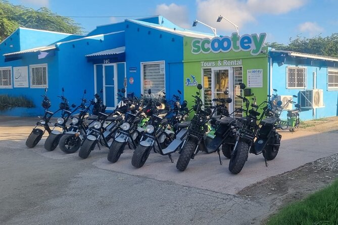Sunset Island Tour in Aruba on Electric Scooter (1 or 2-seater) - The California Lighthouse is the sunset payoff
