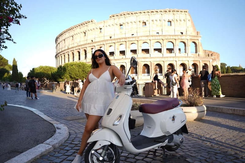 Taste, Explore, Capture-All inclusive Vespa Tour in Rome - Fontana dell’Acqua Paola and the Janiculum climb
