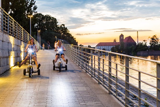 The Grand E-Scooter (3 wheeler) Tour of Wroclaw - everyday tour at 9:30 am - Why a three-wheel scooter works well in Wrocław