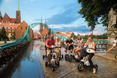 The Grand E-Scooter (3 wheeler) Tour of Wroclaw – everyday tour at 9:30 am