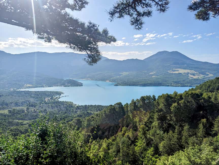 The lakeside panoramic tour: Guided electric scooter rides - Riding above Lake Sainte-Croix
