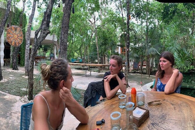 Tulum Area Guided Scooter Tour to 3 Cenote's, Snorkel/Swim & Local Lunch - Cenote Escondido ends the water portion