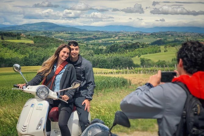 Tuscany Sunset Vespa Tour - Leaving Florence for the Chianti Hills