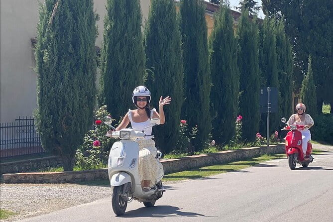 Tuscany Sunset Vespa tour with Dinner at a Chianti Winery - Leaving Florence for the paved roads of Chianti