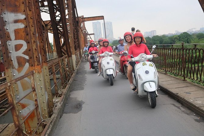 Vespa City Tour &Train Street Female With Ao Dai Riders 4,5 Hours - Train Street, coffee, and a final dose of Hanoi drama