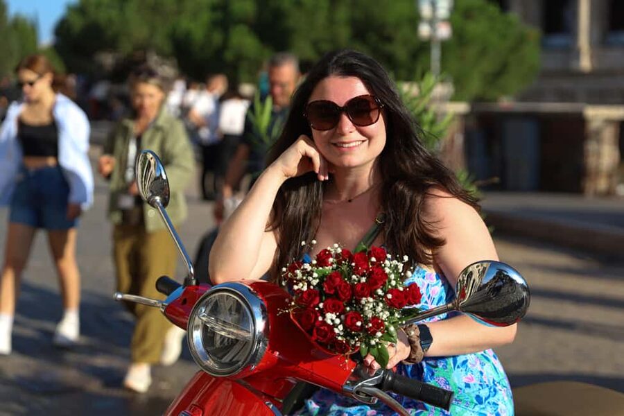Vespa Rome Photography Tour by Local - The Orange Garden and its city view