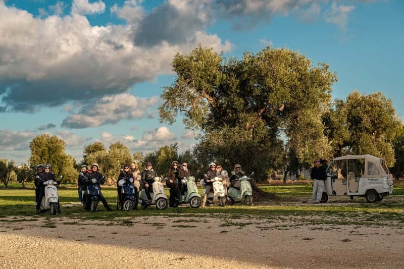 Vespa scenic tour: Trulli and Countryside with tastings in Itria Valley - What the $103.09 price includes