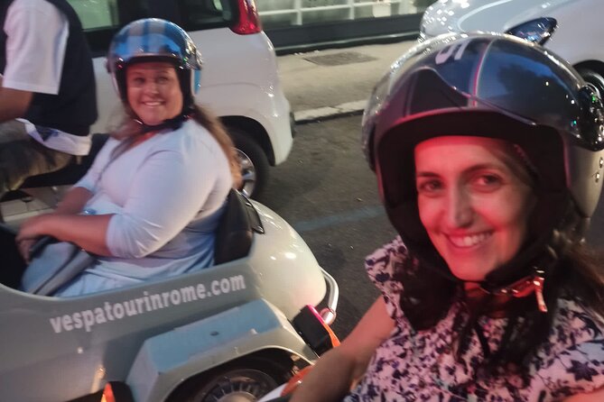 Vespa Sidecar Tour at Day/Night with Pickup - Janiculum Hill and the Fontanone finale