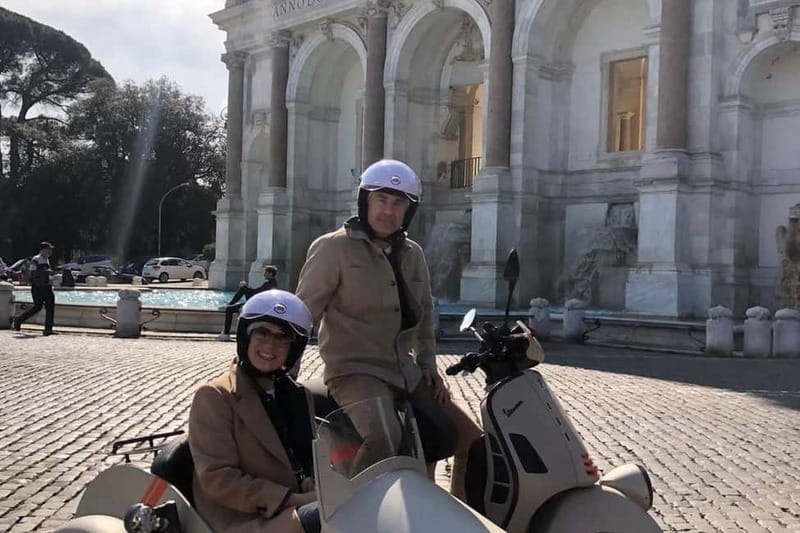 Vespa Sidecar Tour : Express Highlights of Rome - Starting at Piazza del Popolo