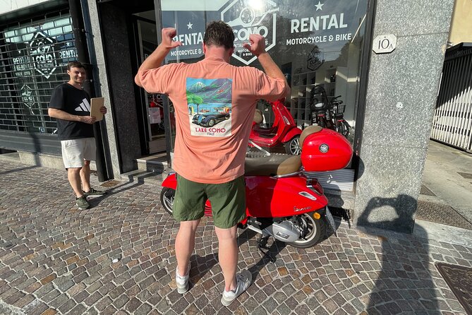 Vespa tour adventure on the lake - The village coffee break, with an itinerary detail to clarify