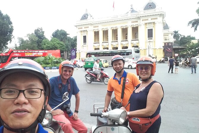 Vespa Tour HANOI BACK STREETS: FOOD+LOCAL LIFE+CULTURE & FUN - Train Street, with an important safety warning