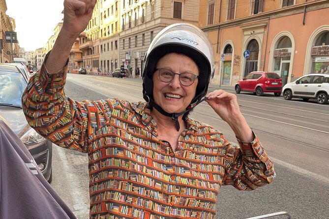 Vespa Tour in Rome with Nicolò - The Spanish Steps bring you into elegant central Rome