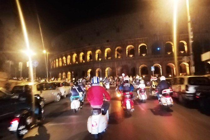 Vespa Tour with driver Rome By Night 3 hours - Caracalla’s Baths begin the ancient Rome story