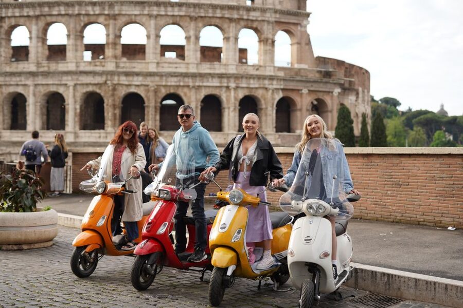 Vespa Tour with Professional Photographer - Orange Garden: a calmer view across the rooftops