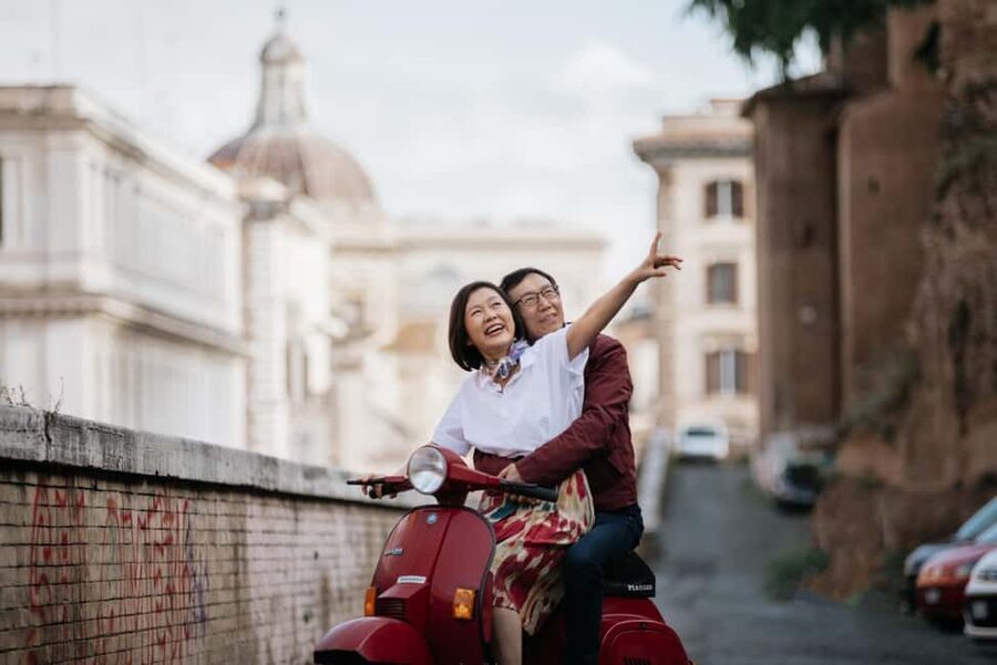 Vespa Tour with Professional Photography in Rome - Fontana dell’Acqua Paola adds a cinematic backdrop
