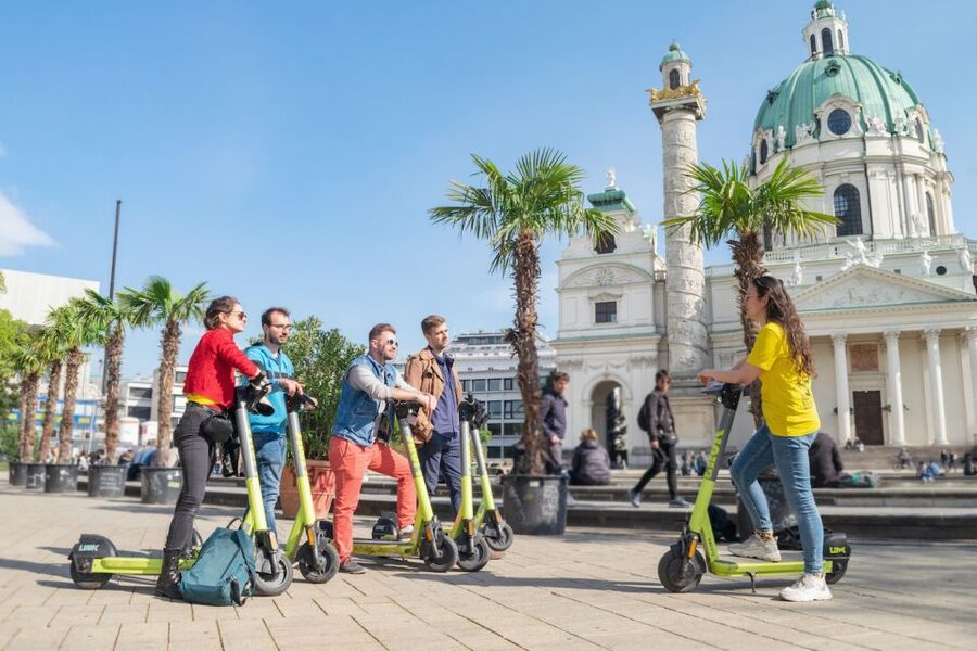 Vienna: Guided Tour by Kick Bike or E-Scooter with a Local - Riding through the hipster district