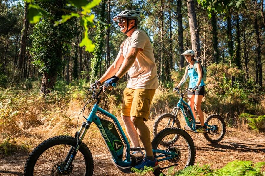 Visit Hossegor on an all-terrain electric scooter - with a guide - Eighty minutes through the Hossegor forest