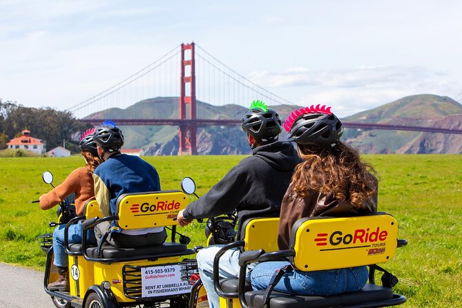 Wharf to Golden Gate Bridge - GoRide Electric Scooter Rentals - Picking between the fat-tire scooter and E-Trike