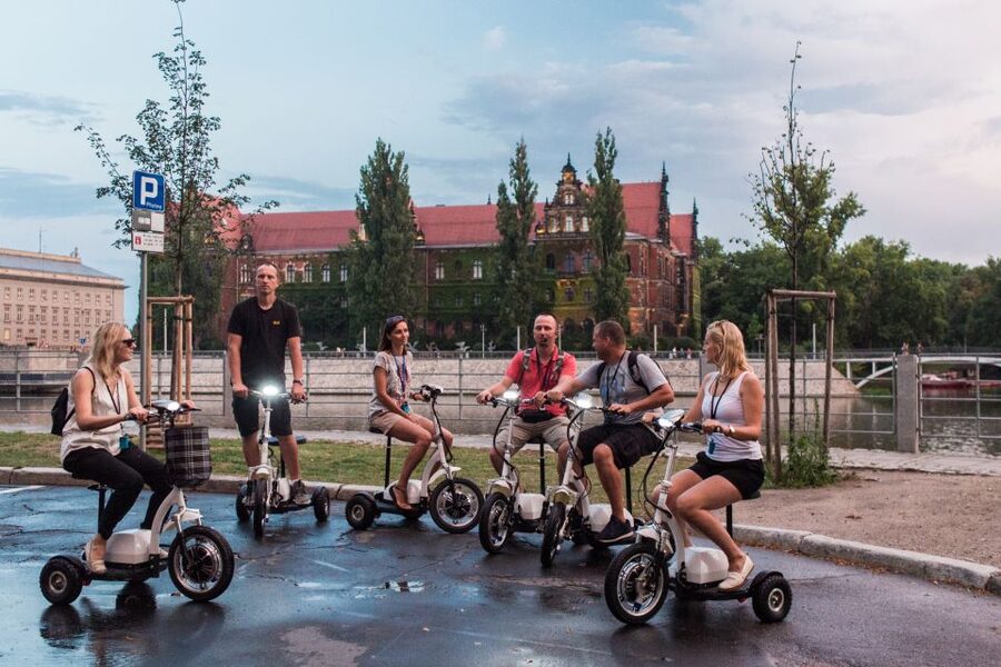Wroclaw: Grand E-Scooter Tour - Getting started near Wroclaw’s center