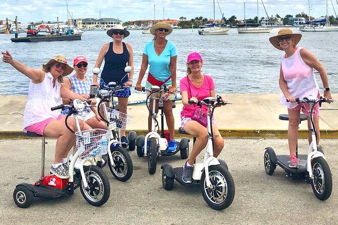 Your Ride Your Adventure Trikes Mopeds Segways and Bike Tour - Tin City and Naples Bay begin the route