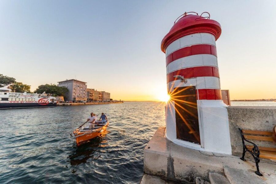 Zadar: E-scooter self guided tour - Crossing toward the old town